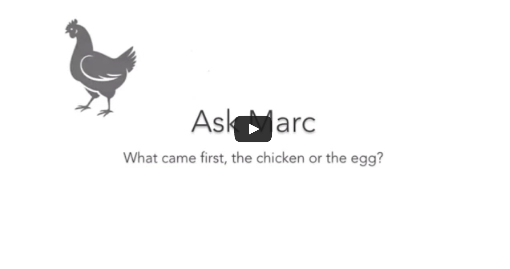 What came first, the chicken or the egg?